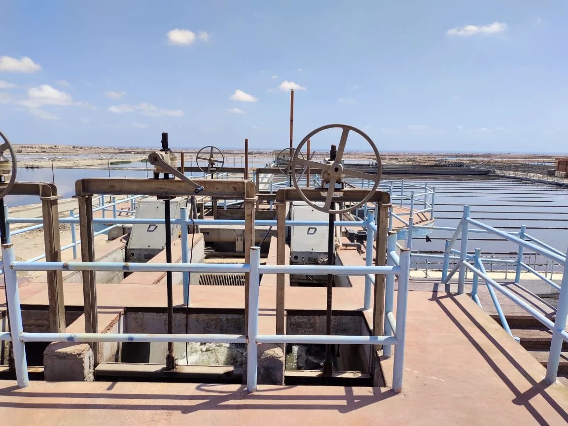 Overview of a water treatment facility